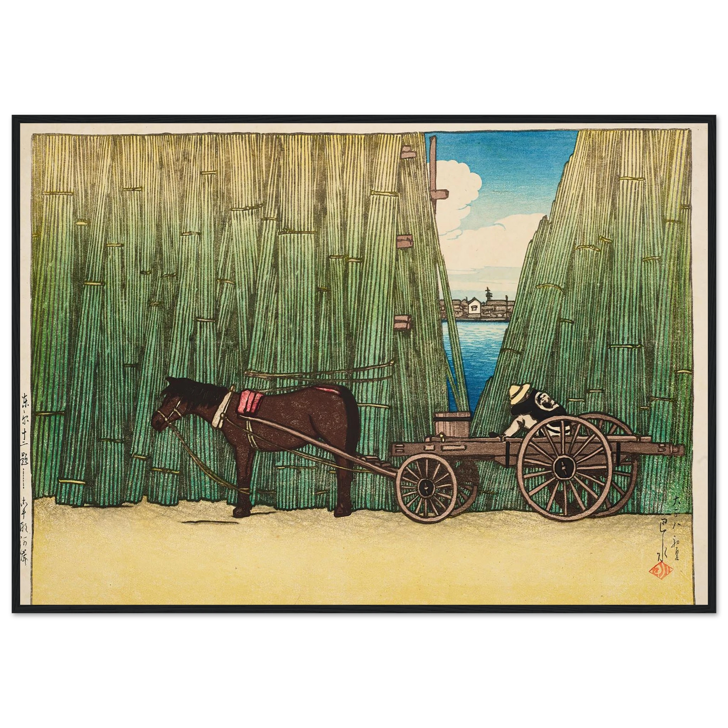 Komagata kashi (River bank, Komagata) (1919) Art Print | Kawase Hasui-Quipham Collections