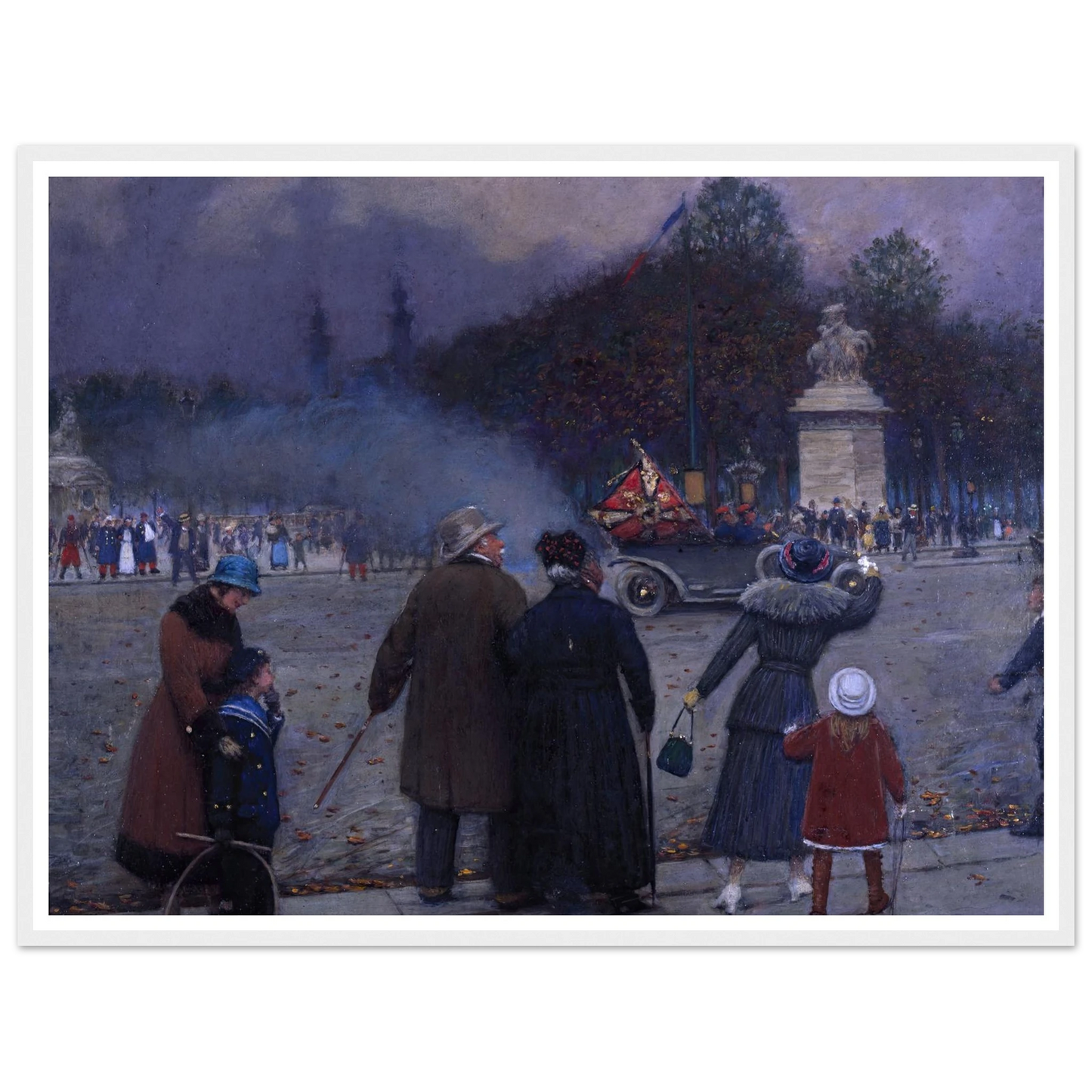 Drapeau allemand porté aux Invalides (1914) Art Print | Jean Beraud-Quipham Collections