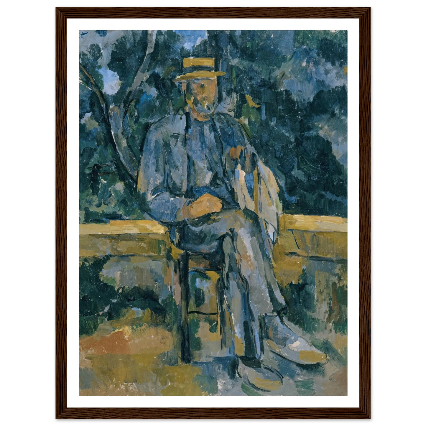 Portrait of Peasant (from 1905 until 1906) Art Print | Paul Cezanne-Quipham Collections