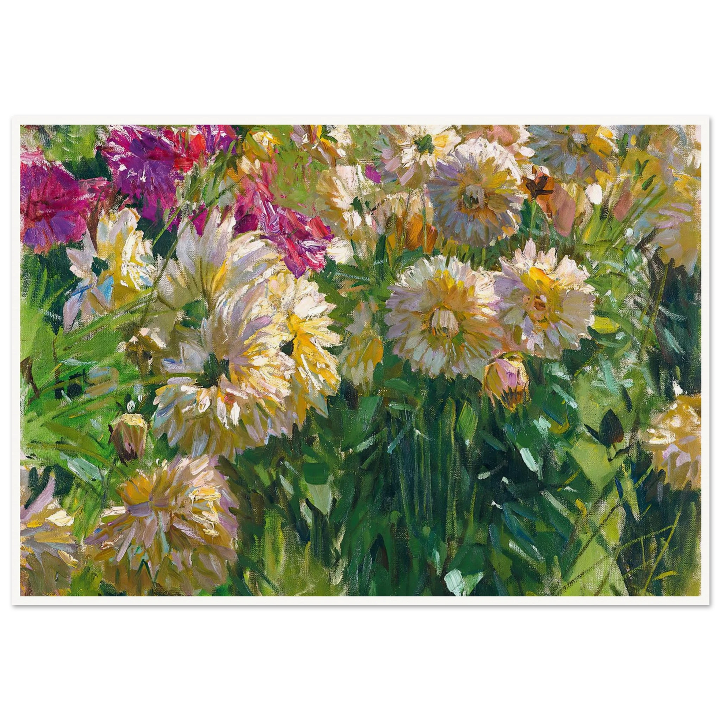 Dahlias Art Print | Carl Moll-Quipham Collections