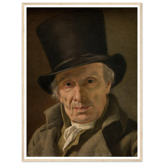 Man in a Hat Art Print | Jacques Louis David-Quipham Collections