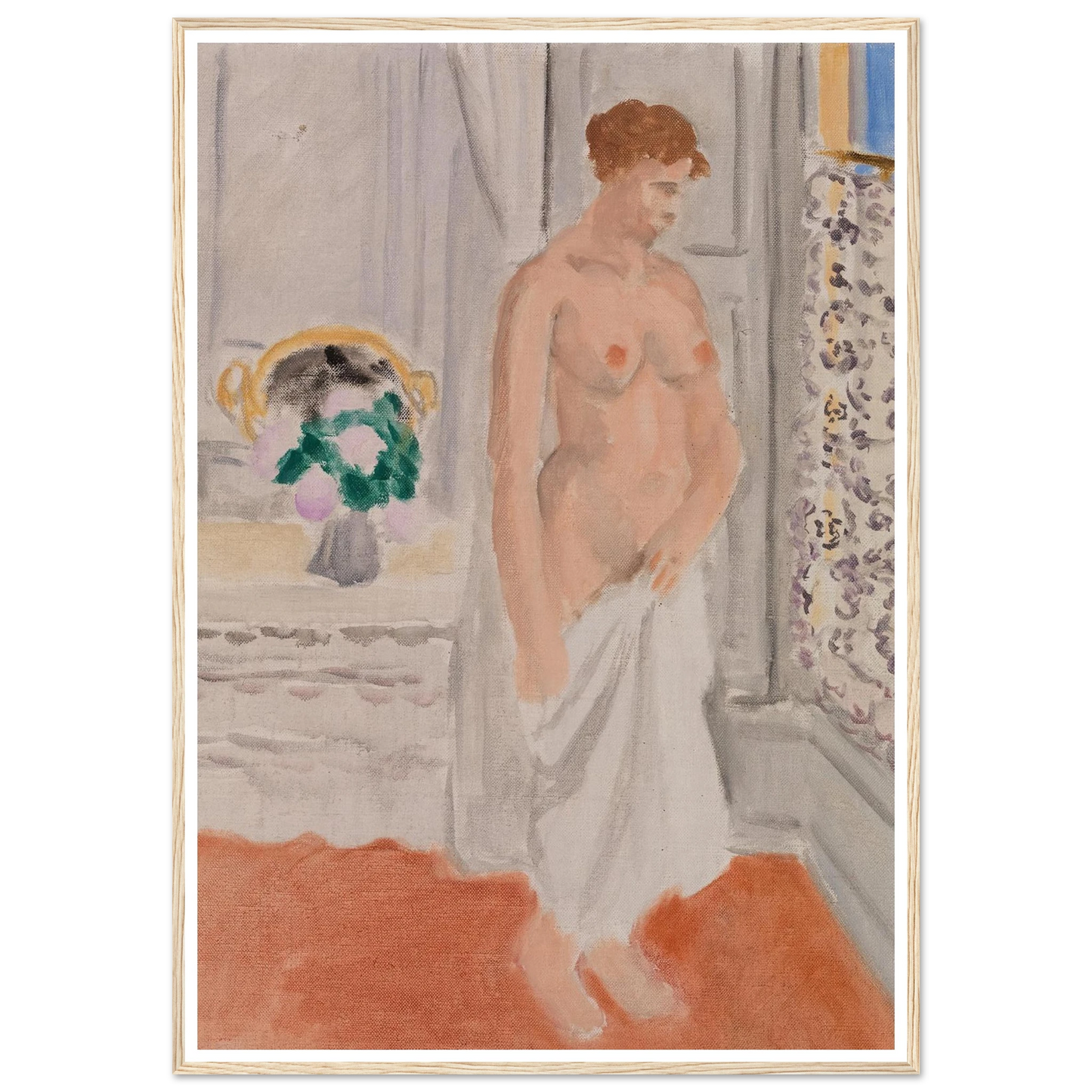 Standing Nude near Window (1919-1920) Art Print | Henri Matisse-Quipham Collections