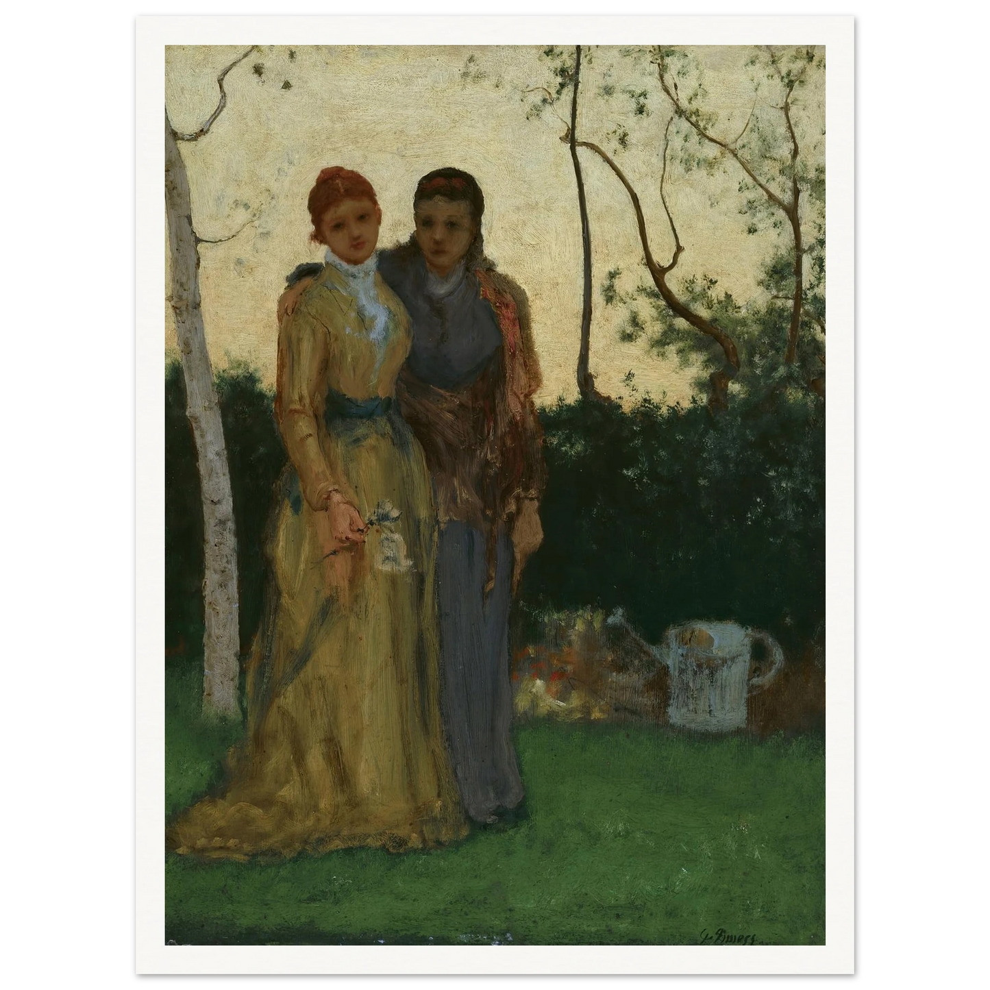 The Sisters (1882) Art Print | George Inness-Quipham Collections