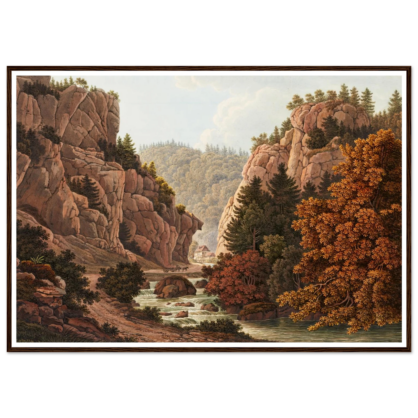 Entrée du Val de Moutier Art Print | Peter Birmann-Quipham Collections