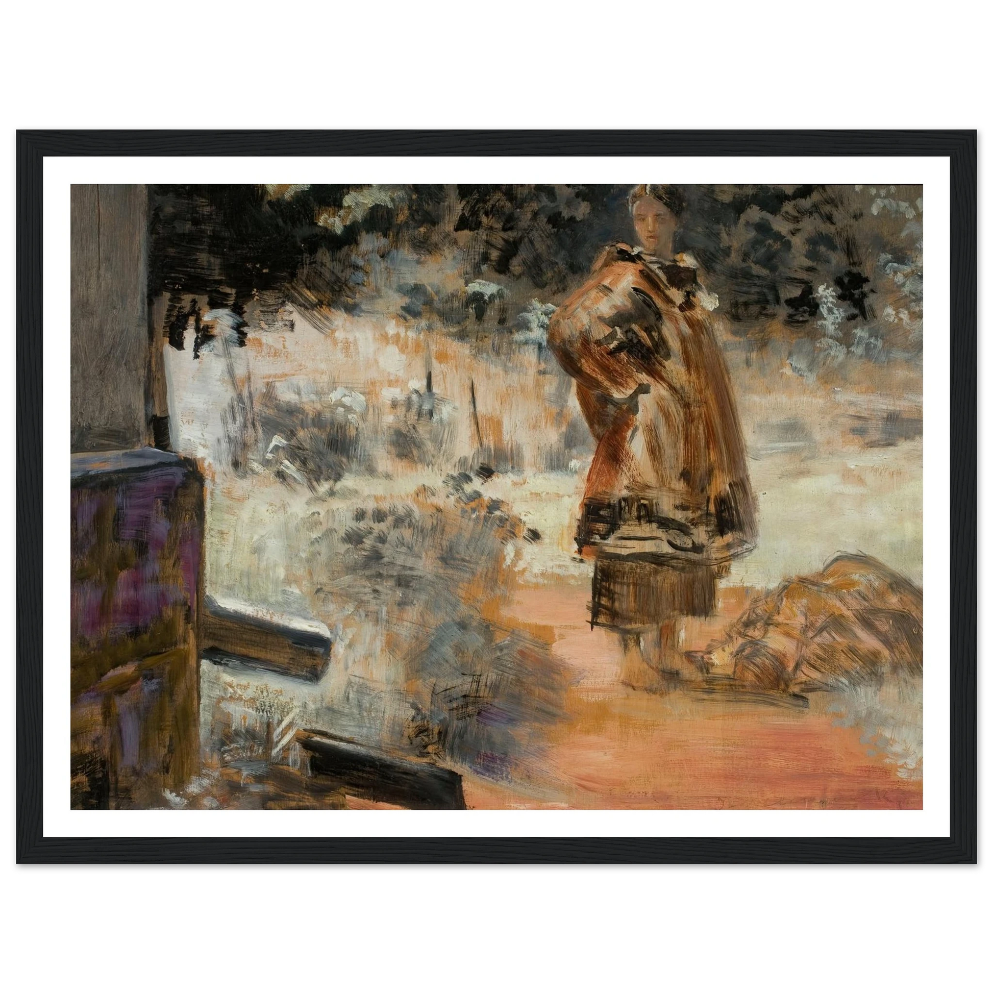 Poisoned water well, sketch (1909) Art Print | Jacek Malczewski-Quipham Collections