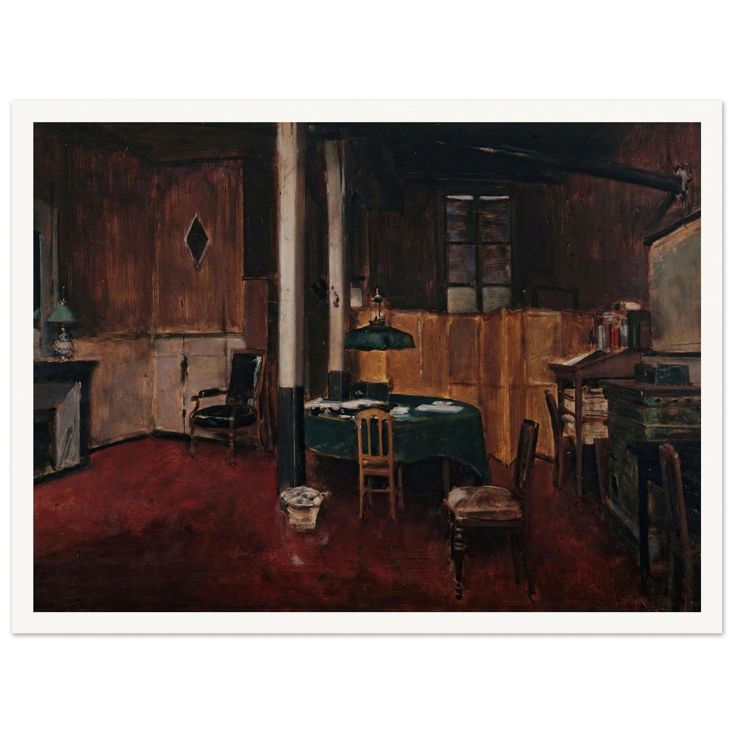 La salle de rédaction du Journal des débats (1889) Art Print | Jean Beraud-Quipham Collections
