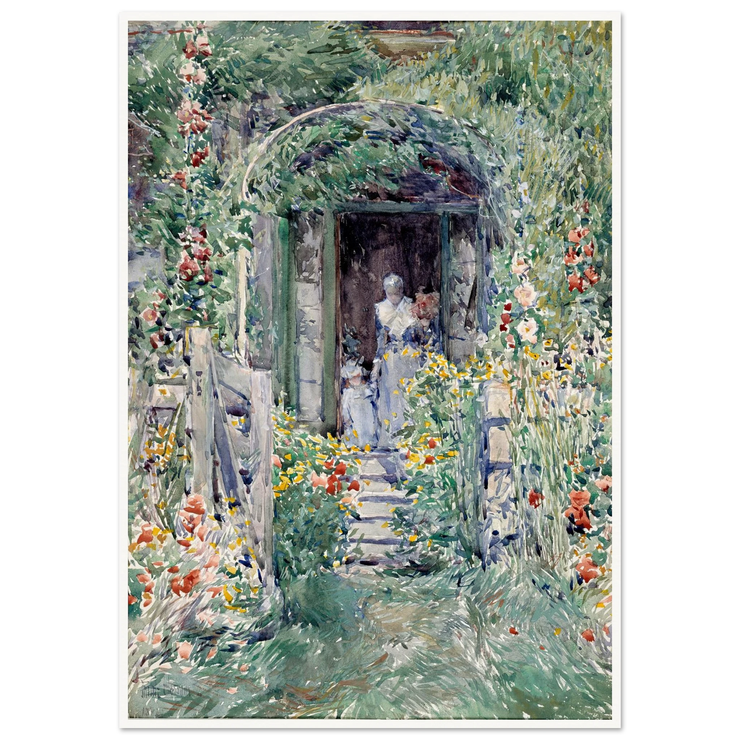 The Garden in Its Glory (1892) Art Print | Childe Hassam-Quipham Collections