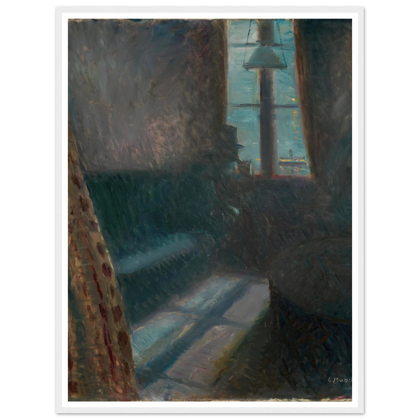 Night in Saint-Cloud (1890) Art Print | Edvard Munch-Quipham Collections