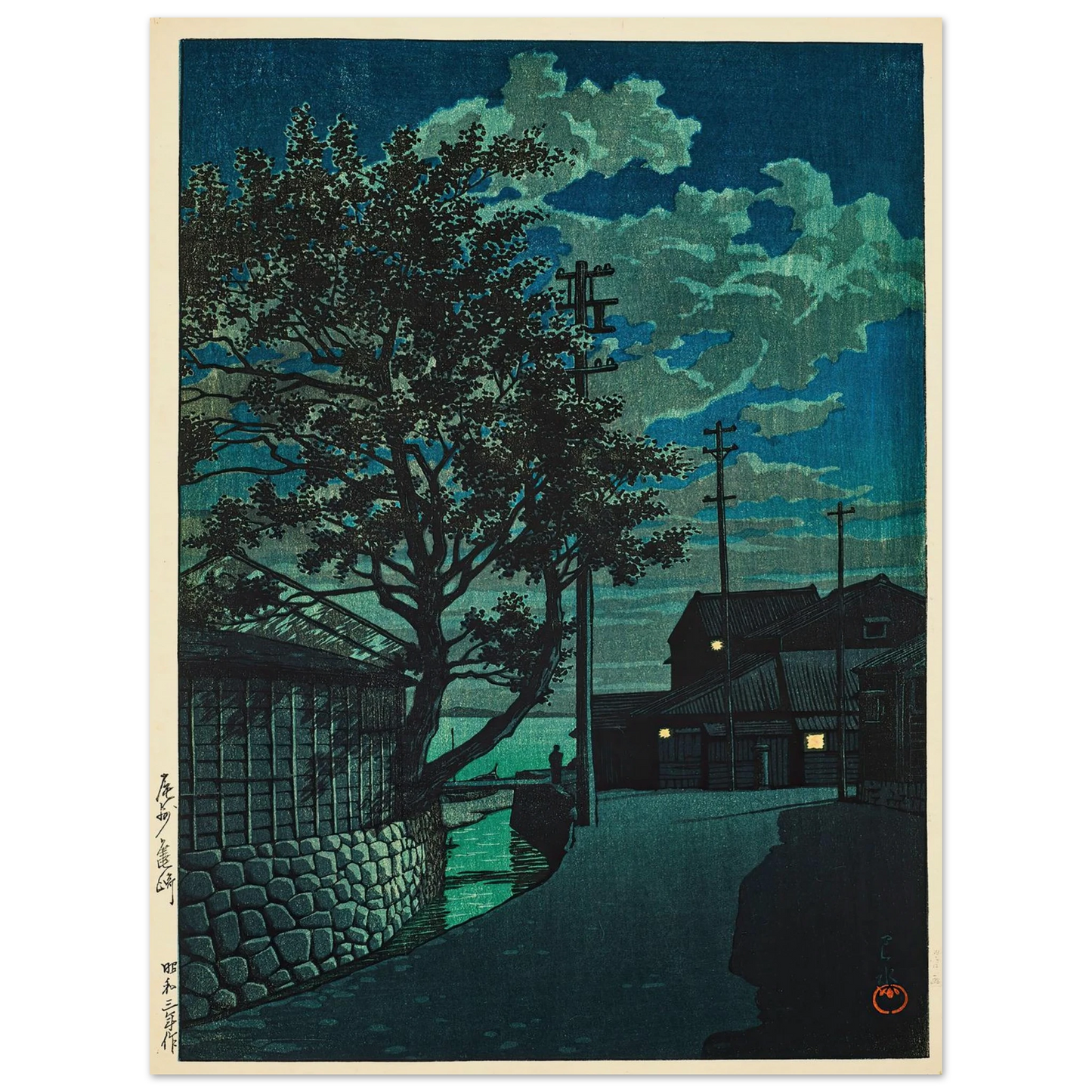 Kamezaki Bishu (1928) Art Print | Kawase Hasui-Quipham Collections