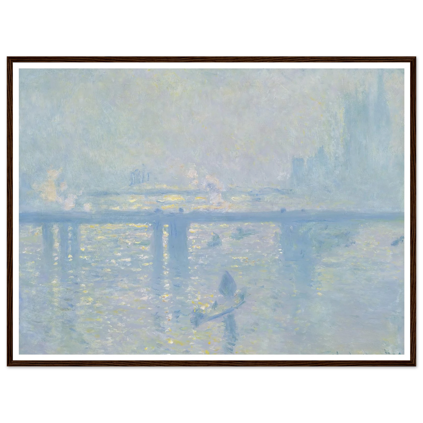 Charing Cross Bridge (1899) Art Print | Claude Monet-Quipham Collections