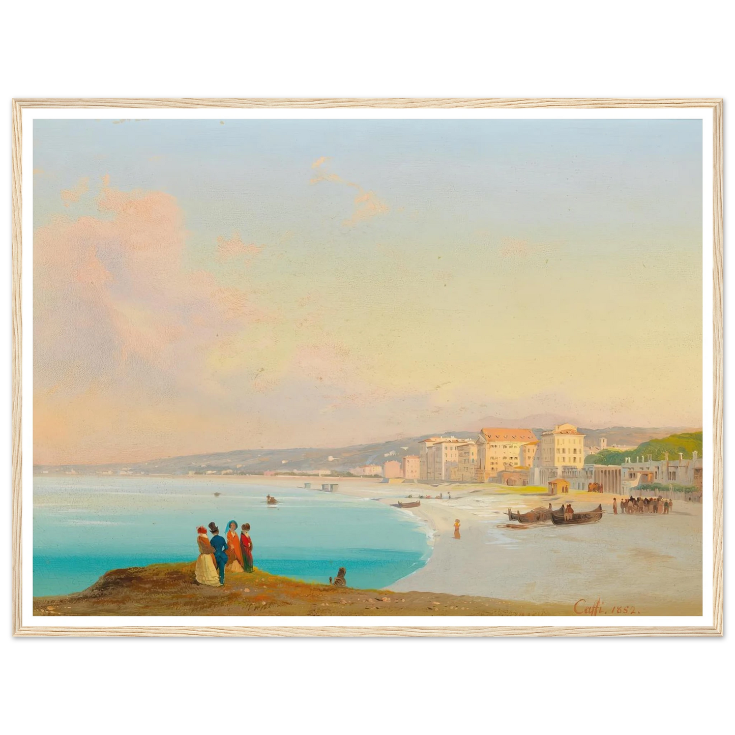 Nice (1852) Art Print | Ippolito Caffi-Quipham Collections