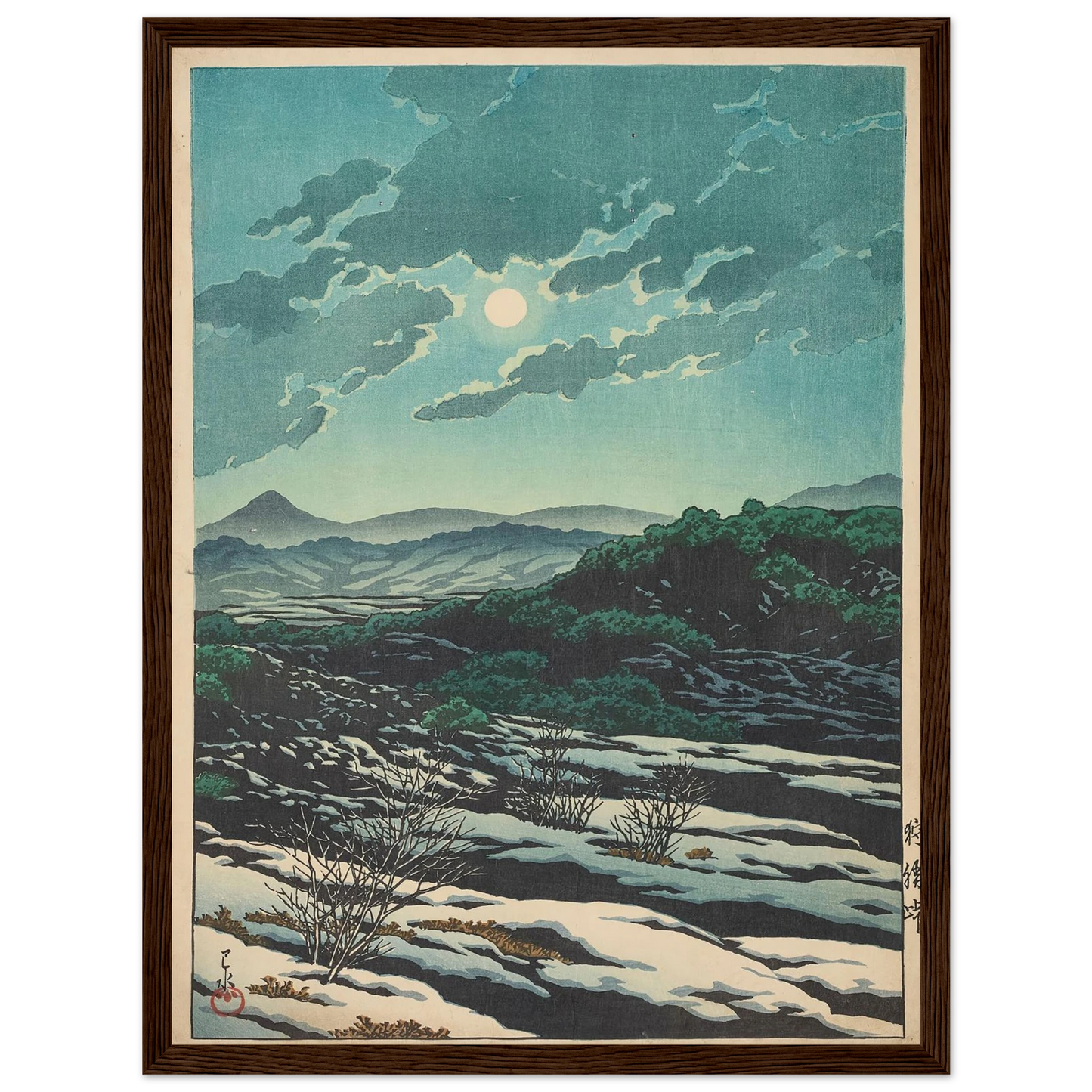Karikachi toge (Karikachi Mountain Pass) (1927) Art Print | Kawase Hasui-Quipham Collections
