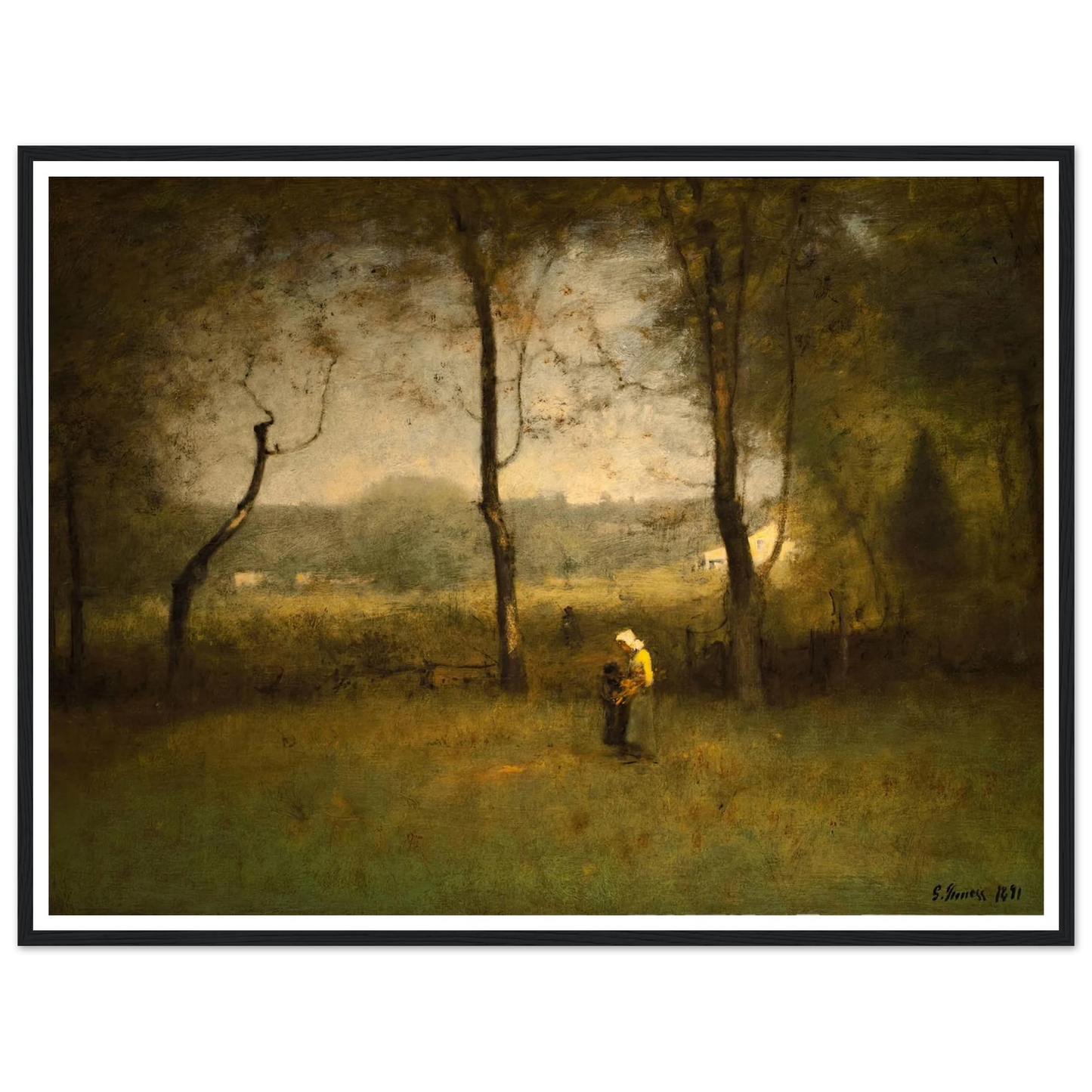 Wood Gatherers, An Autumn Afternoon (1891) Art Print | George Inness-Quipham Collections