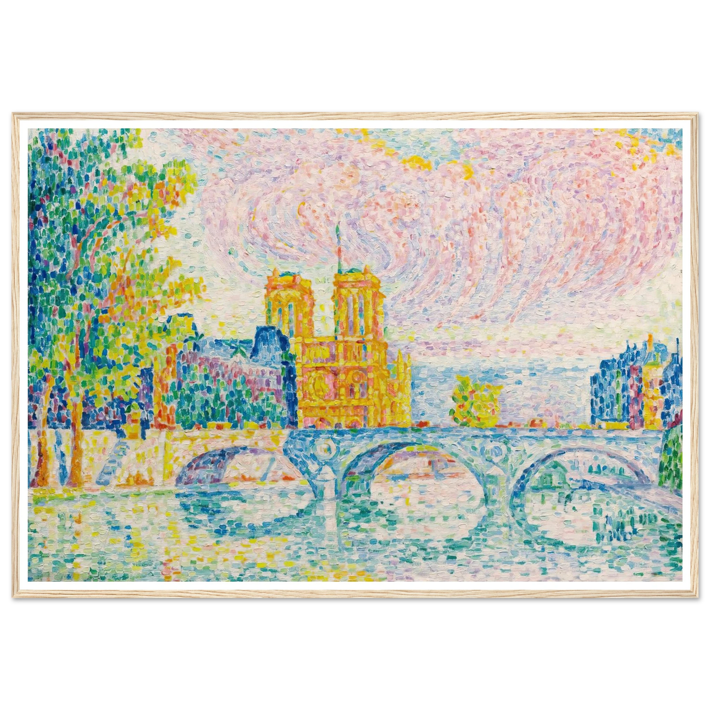 La Cité, Paris (1934) Art Print | Paul Signac-Quipham Collections