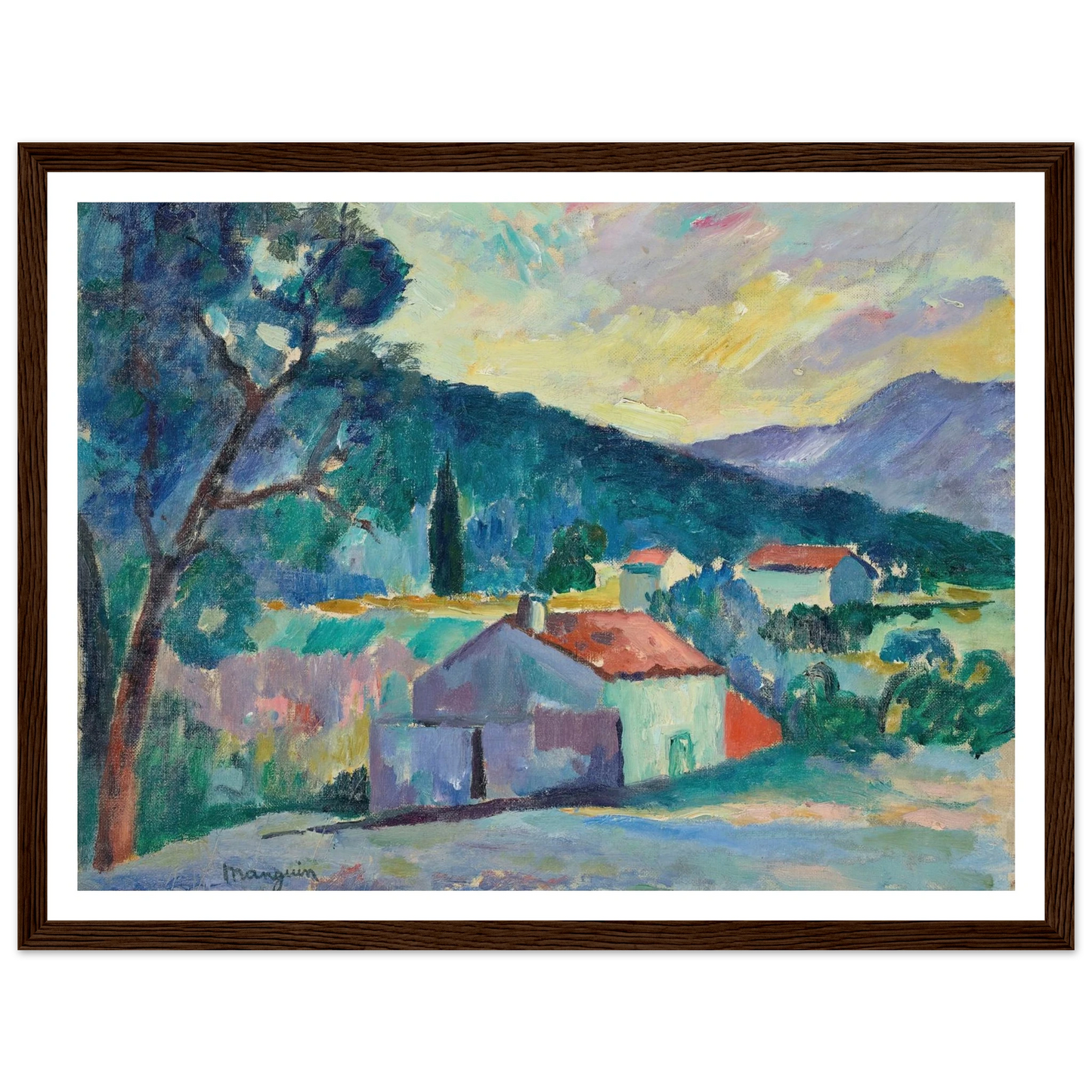 Le Mas à Saint-Tropez (1905) Art Print | Henri Manguin-Quipham Collections