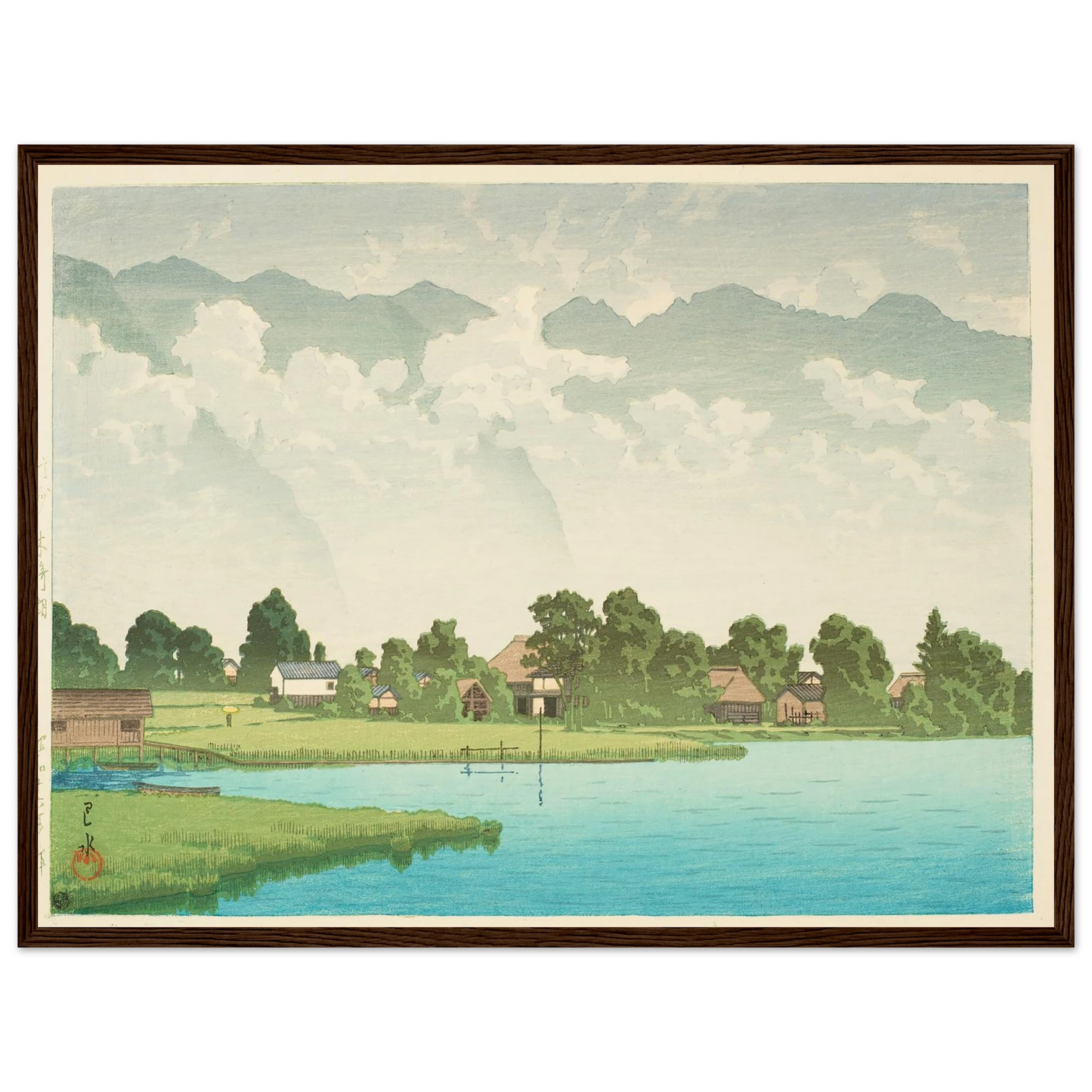 Shinshu Kizakiko (Kizaki Lake in Shinshu) (1941) Art Print | Kawase Hasui-Quipham Collections