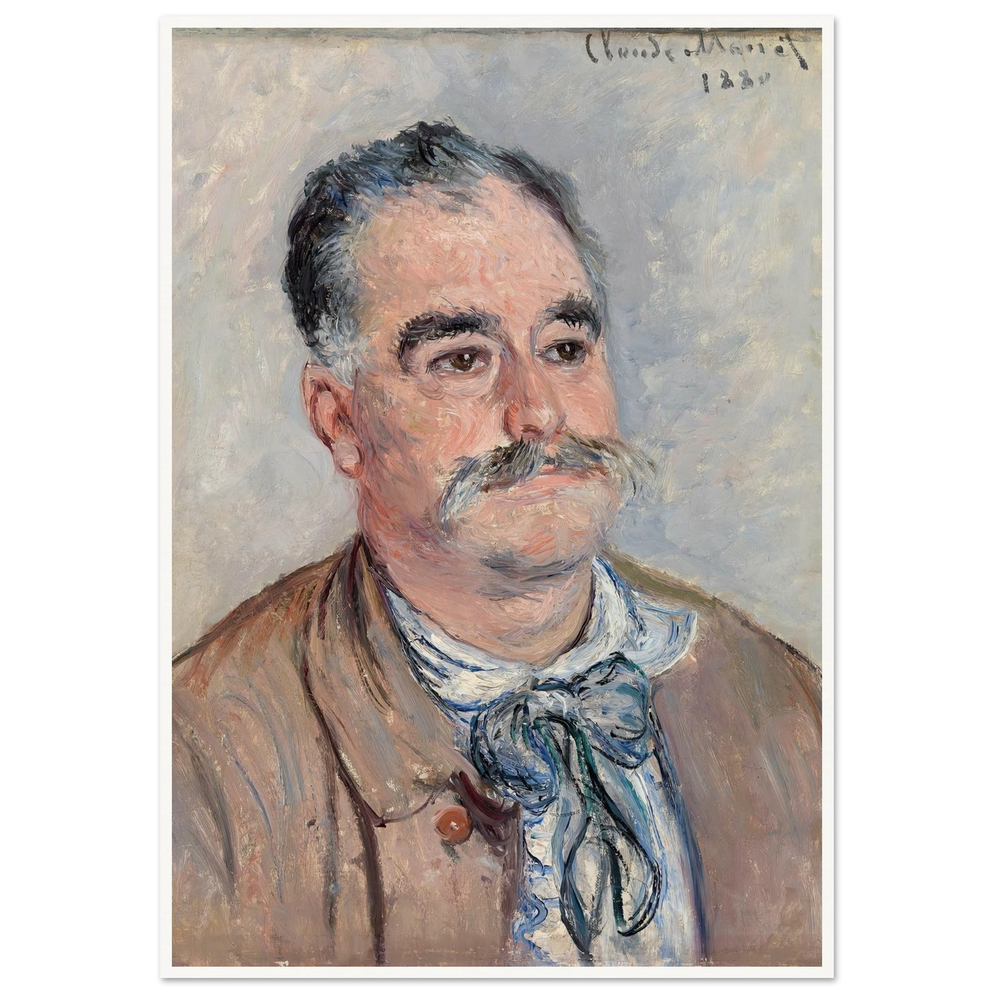 Monsieur Coqueret (Father) (1880) Art Print | Claude Monet-Quipham Collections