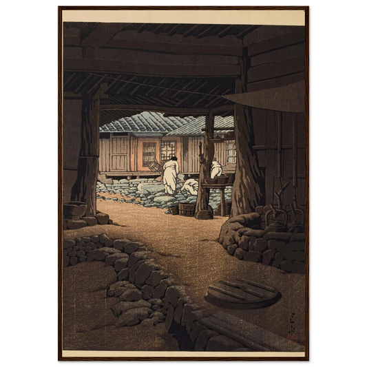 Chosen Chiizan Sen’in-ji (The Cheoneunsa Temple, Mount Jirisan, Korea) (1940) Art Print | Kawase Hasui-Quipham Collections