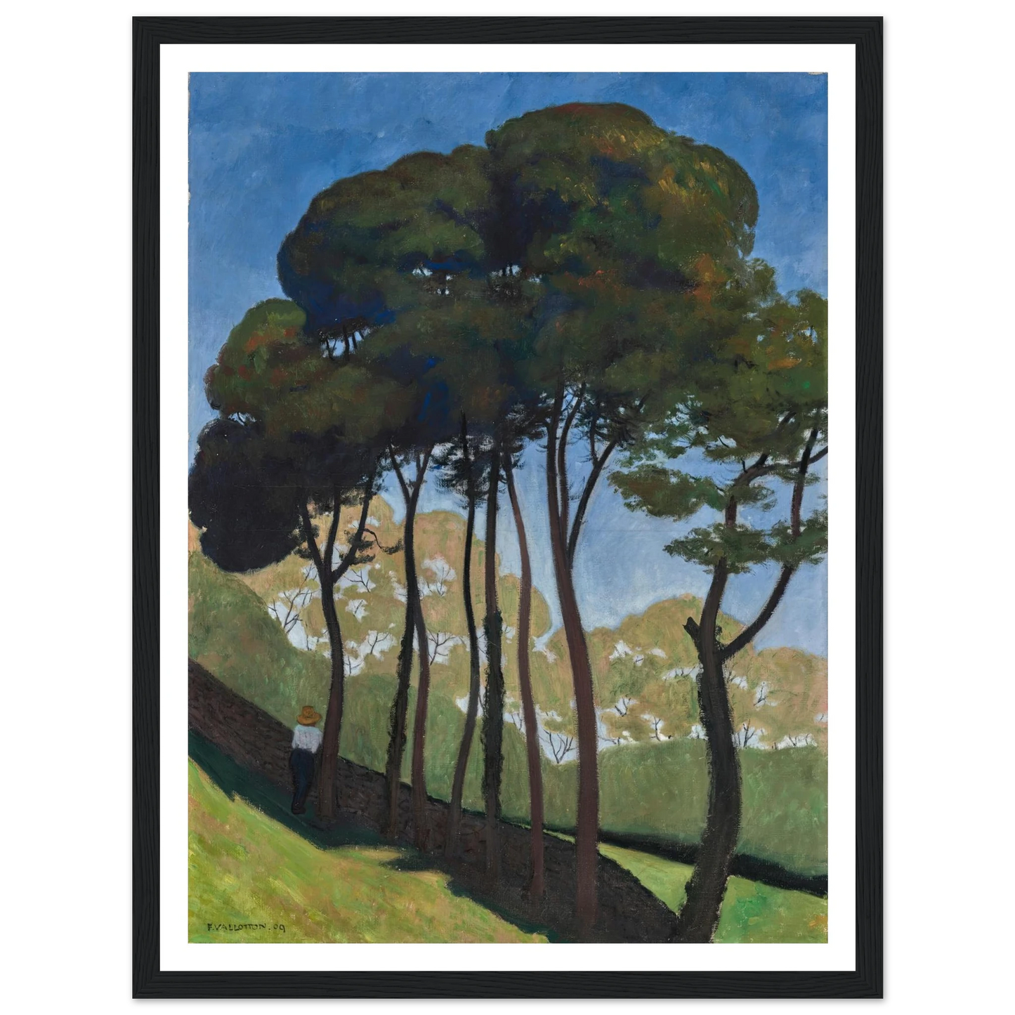 Les Grands Arbres, environs d’Honfleur (1909) Art Print | Felix Vallotton-Quipham Collections