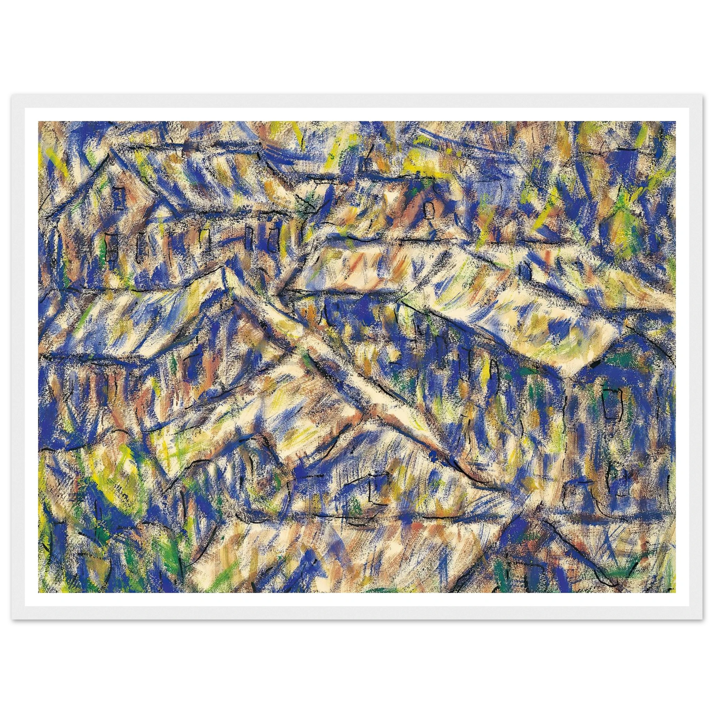 Granithäuser (Arcegno) (1927) Art Print | Christian Rohlfs-Quipham Collections