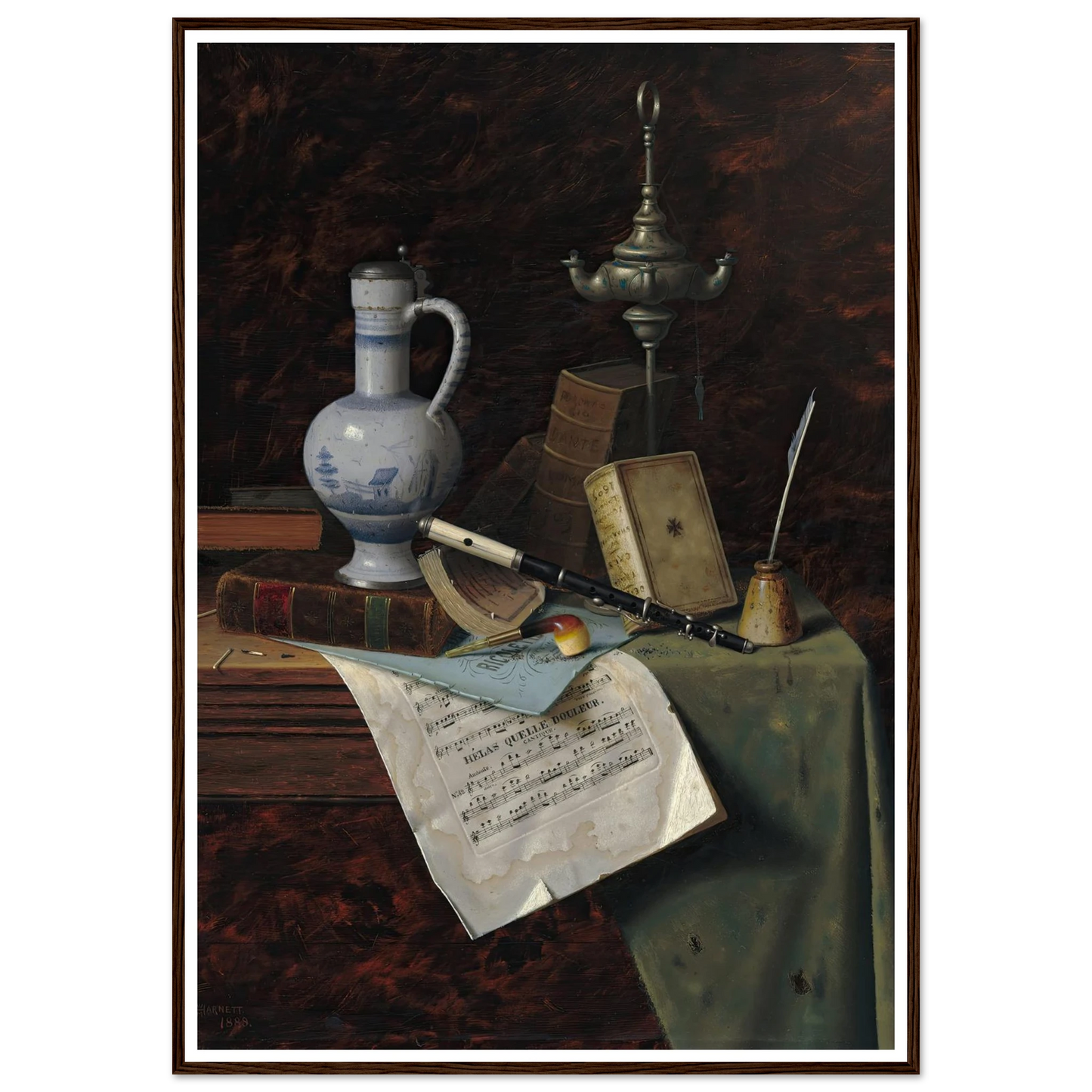 My Gems (1888) Art Print | William Michael Harnett-Quipham Collections