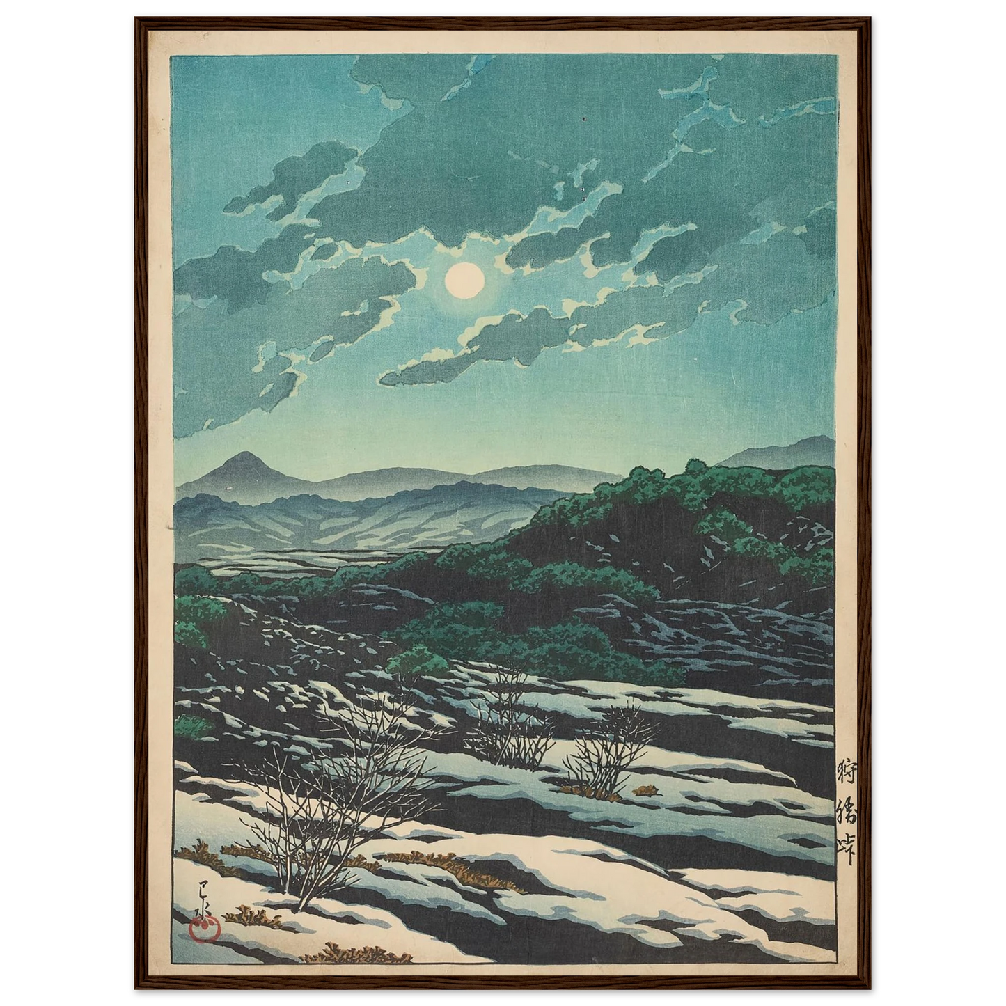 Karikachi toge (Karikachi Mountain Pass) (1927) Art Print | Kawase Hasui-Quipham Collections