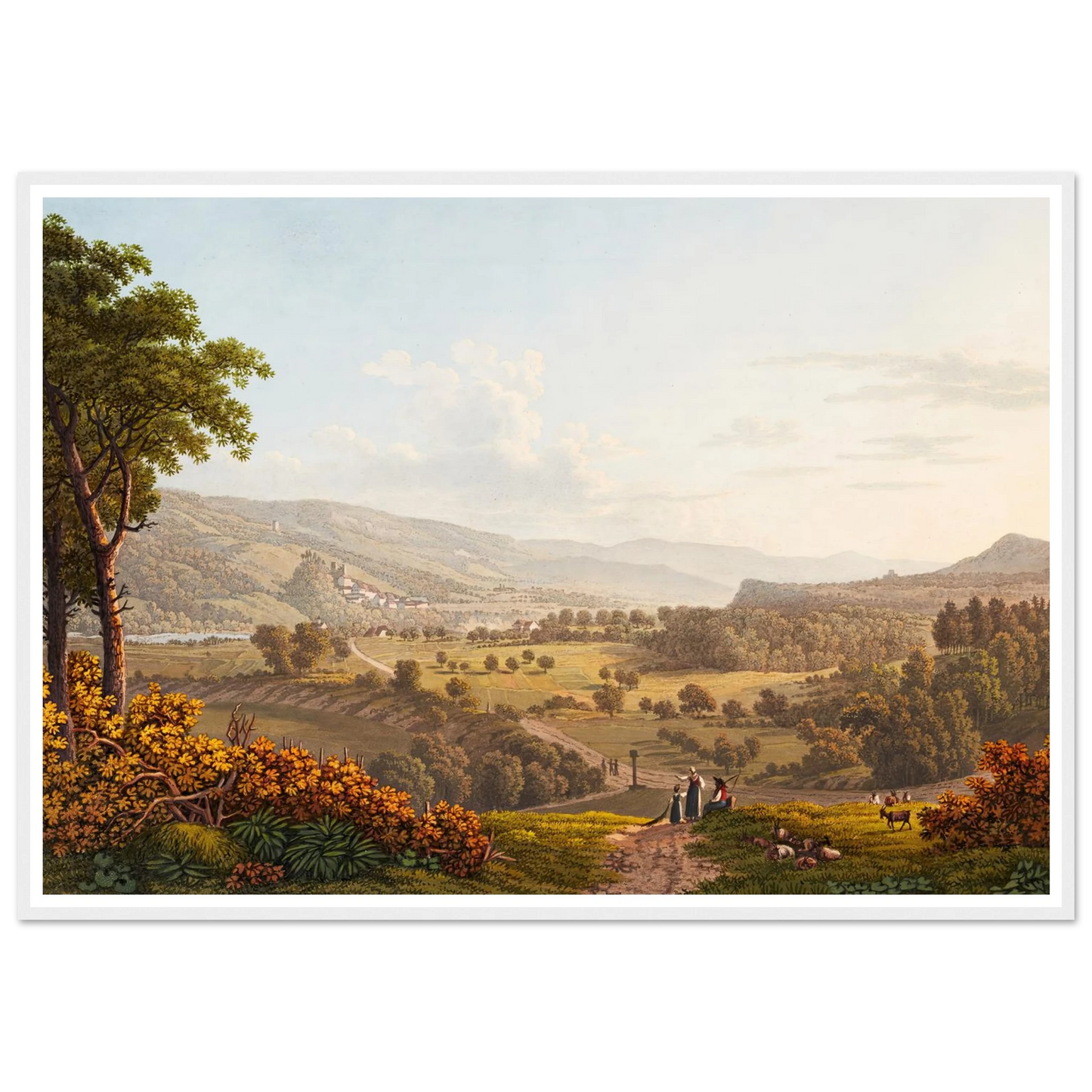 Environs de Münchenstein Art Print | Peter Birmann-Quipham Collections