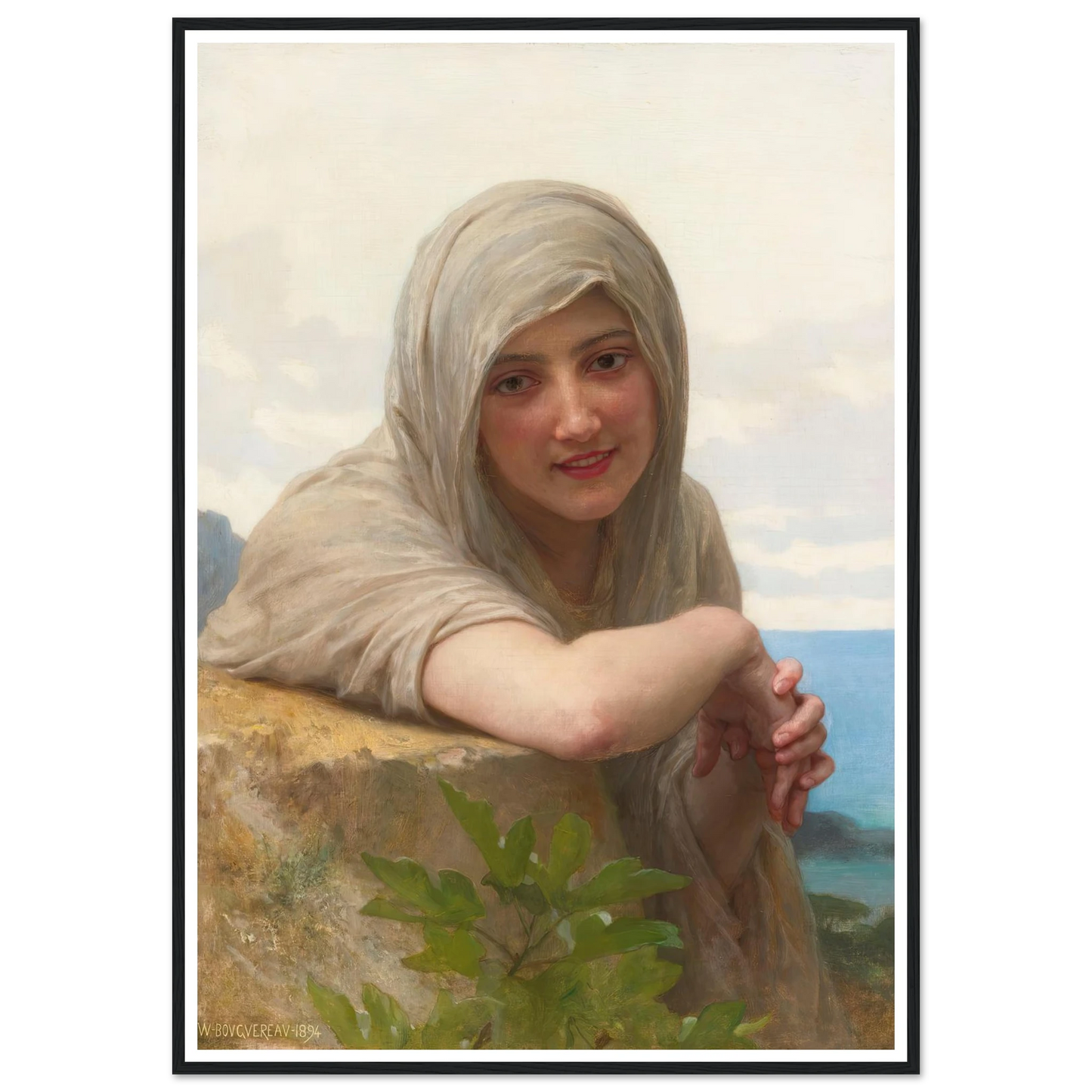 Souvenir (1894) Art Print | William Bouguereau-Quipham Collections
