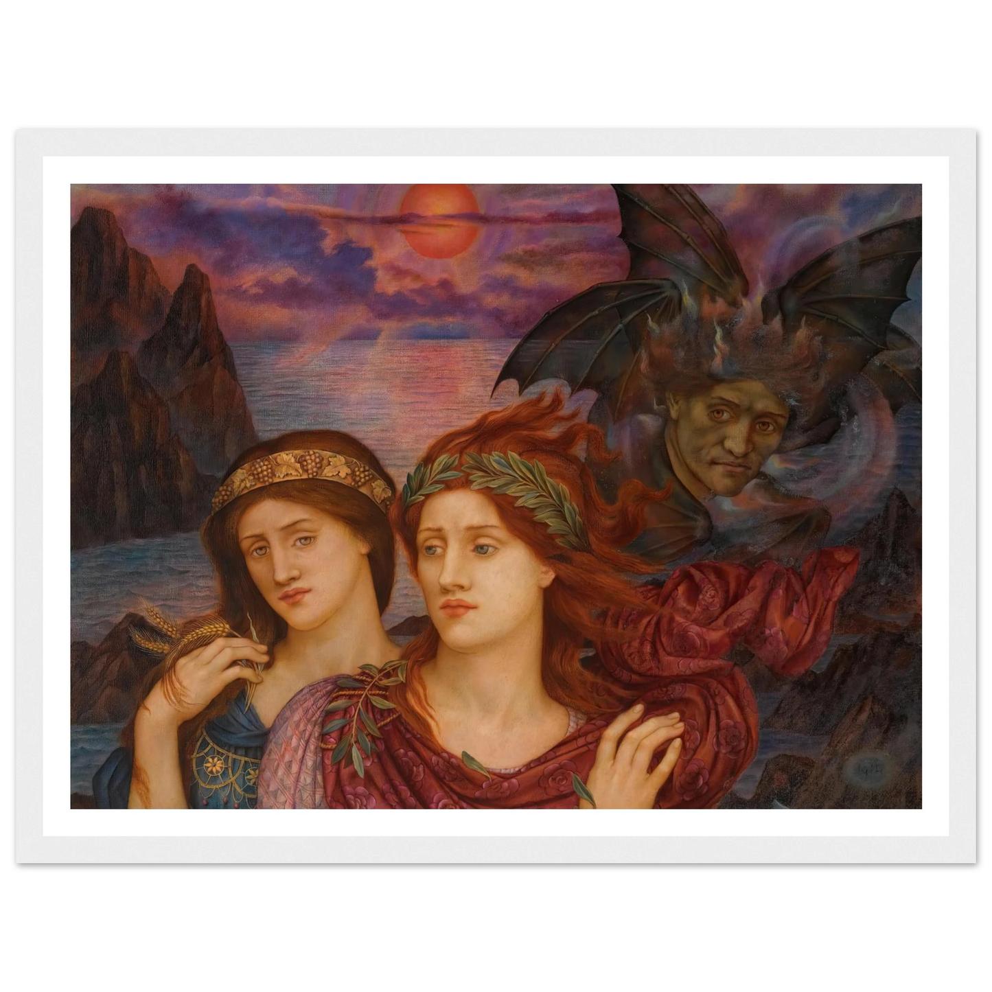 The Vision (1914) Art Print | Evelyn de Morgan-Quipham Collections