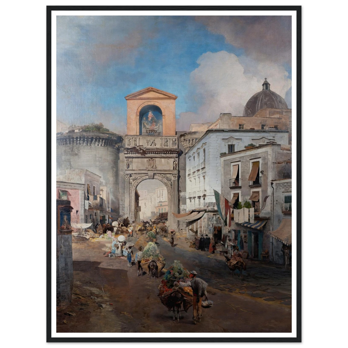 Going To Market (1879) Art Print | Oswald Achenbach-Quipham Collections