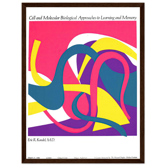 Cell and molecular biological approaches to learning and memory (1986) Art Print | National Institutes of Health - Framed Poster - 30x40 cm / 12x16″ - Black frame