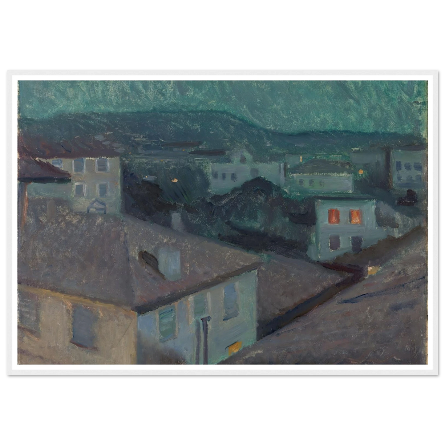 Night in Nice (1891) Art Print | Edvard Munch-Quipham Collections