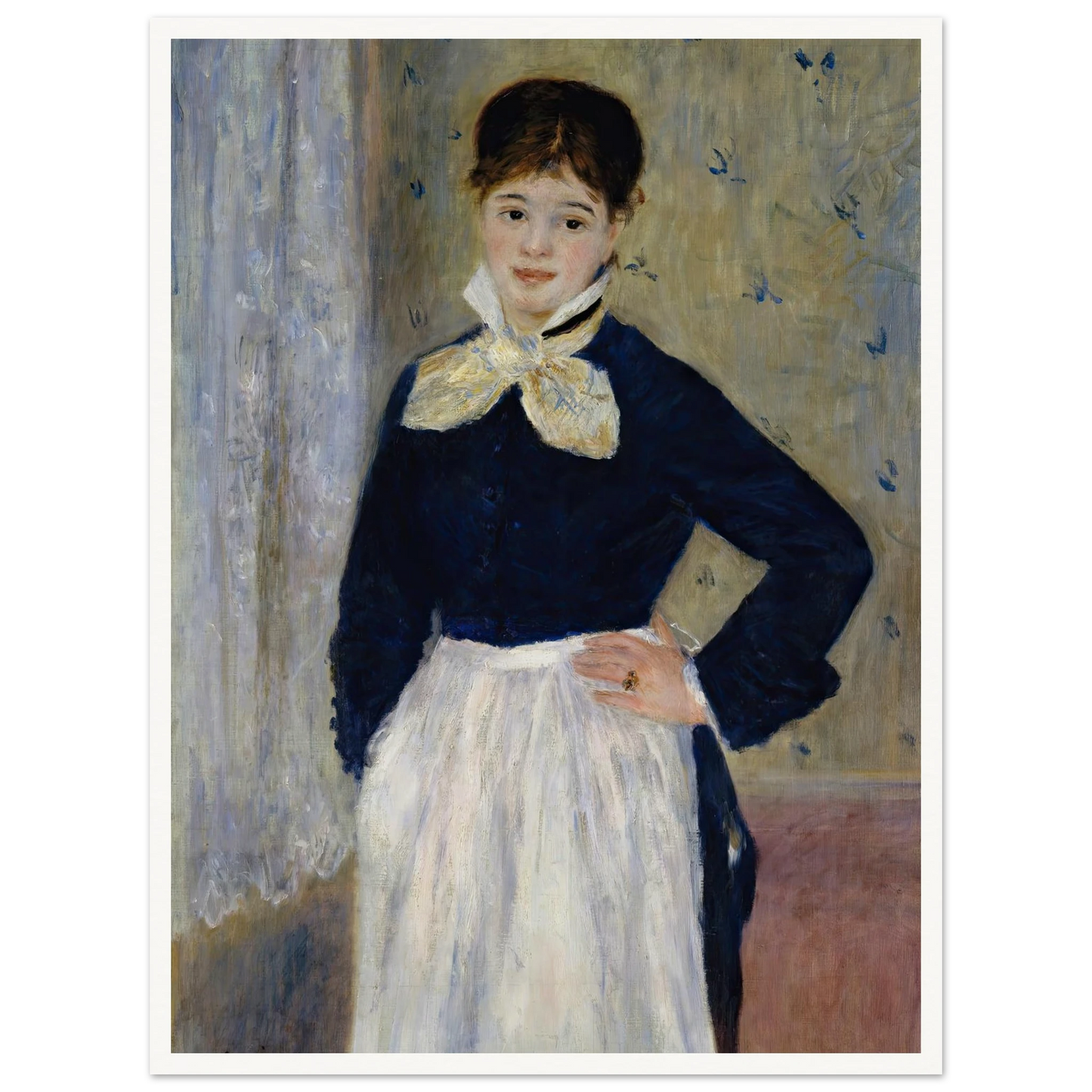 A Waitress at Duval’s Restaurant (ca. 1875) Art Print | Pierre Auguste Renoir-Quipham Collections