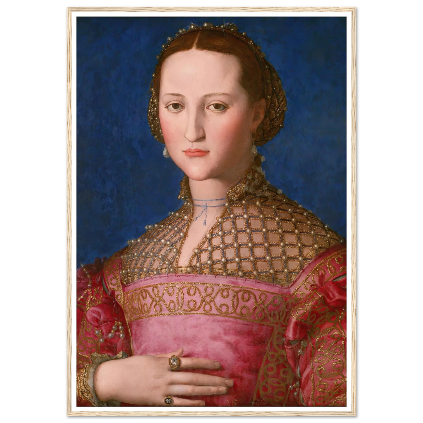 Eleonora Of Toledo (1543) Art Print | Agnolo Bronzino-Quipham Collections