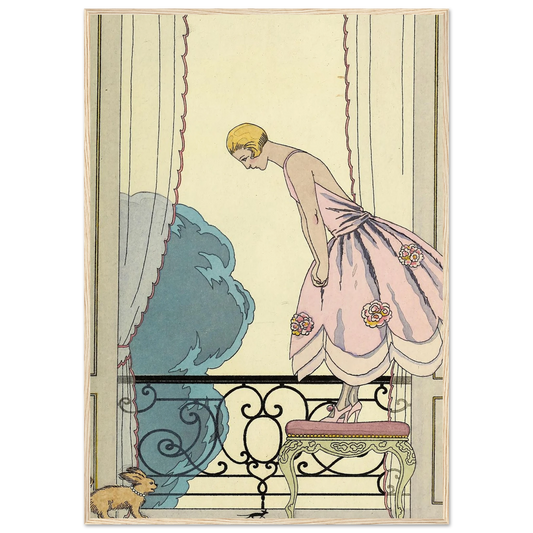Falbalas et fanfreluches, La Souris (1925) Art Print | George Barbier-Quipham Collections