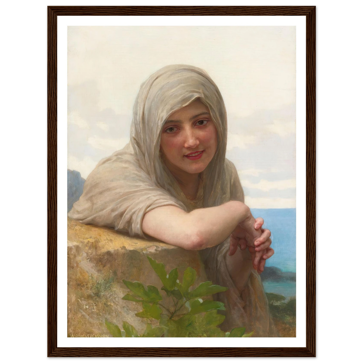 Souvenir (1894) Art Print | William Bouguereau-Quipham Collections