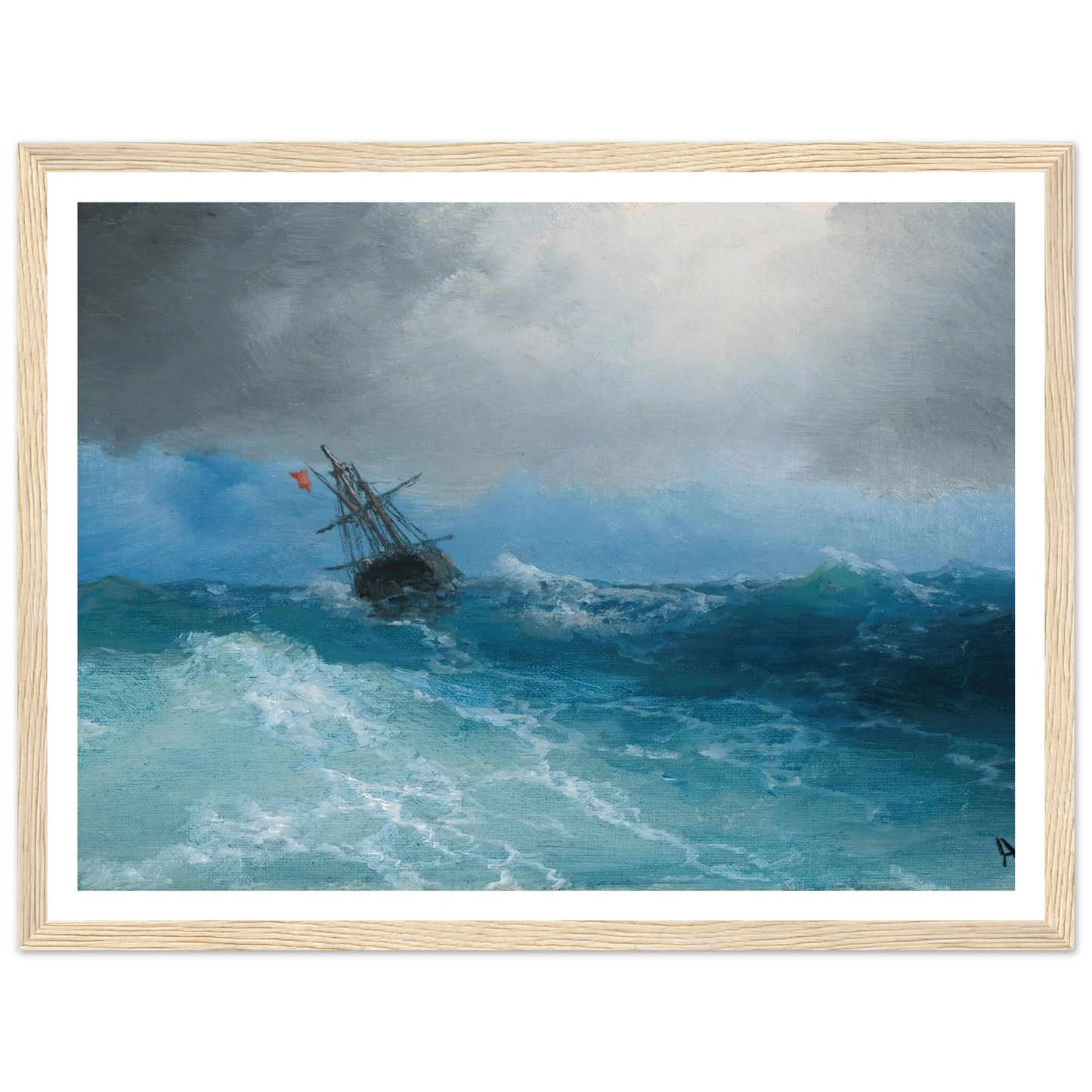 Gathering Storm (1899) Art Print | Ivan Konstantinovich Aivazovsky-Quipham Collections