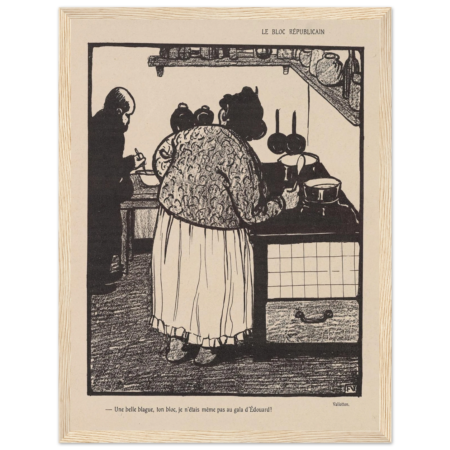 22 mai 1903 Art Print | Felix Vallotton-Quipham Collections