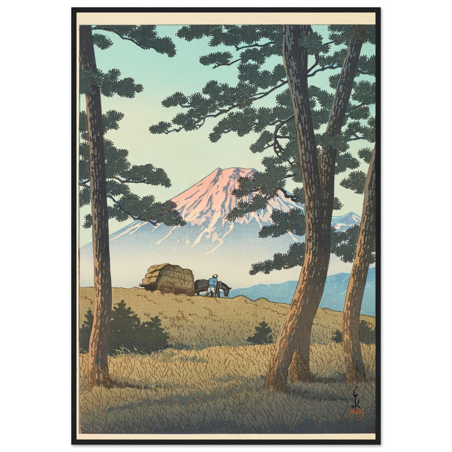 Tago no ura no yube (Evening at Tago Bay) (1940) Art Print | Kawase Hasui-Quipham Collections