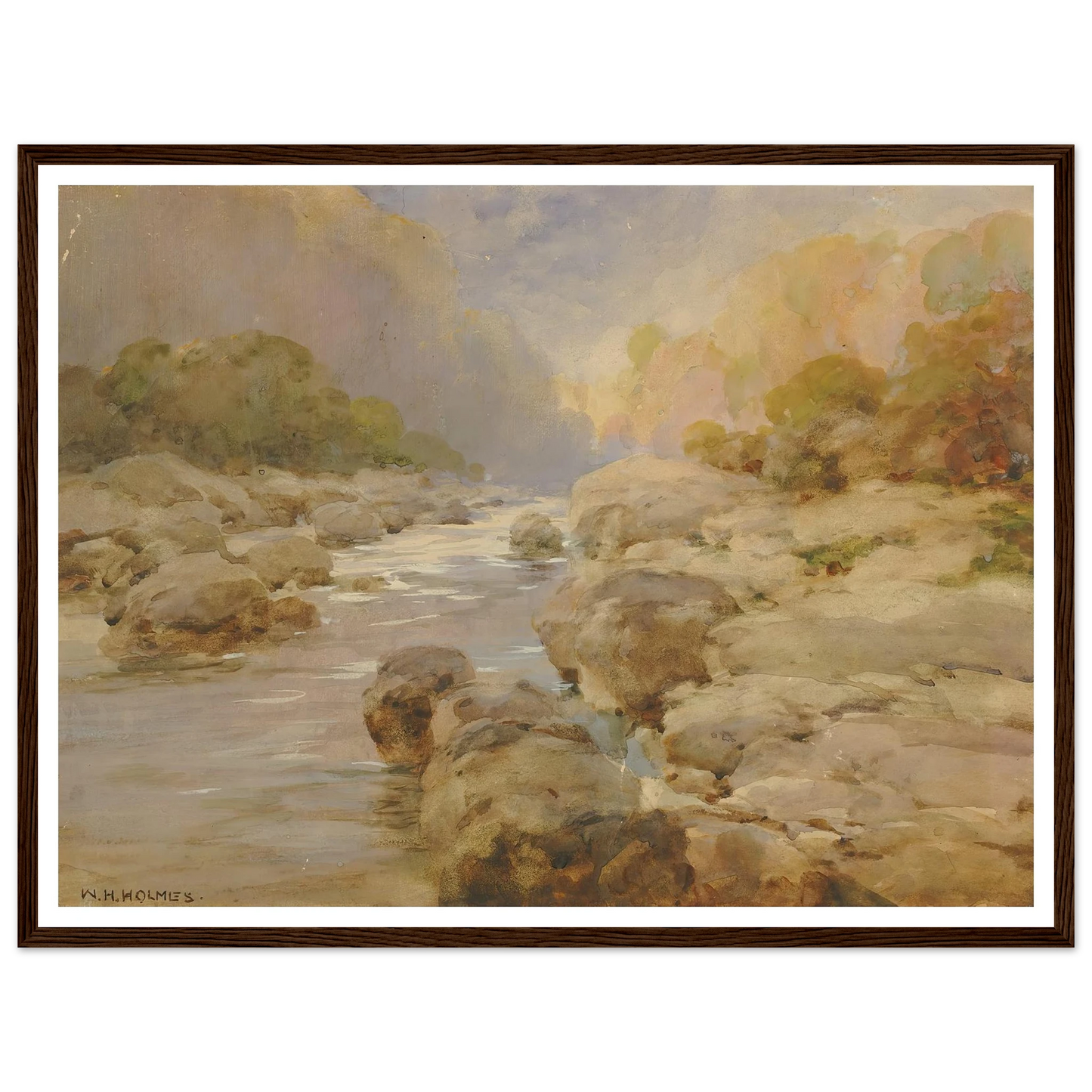 Unmodified Rock Creek, About 1910 (ca. 1910) Art Print | William Henry Holmes-Quipham Collections