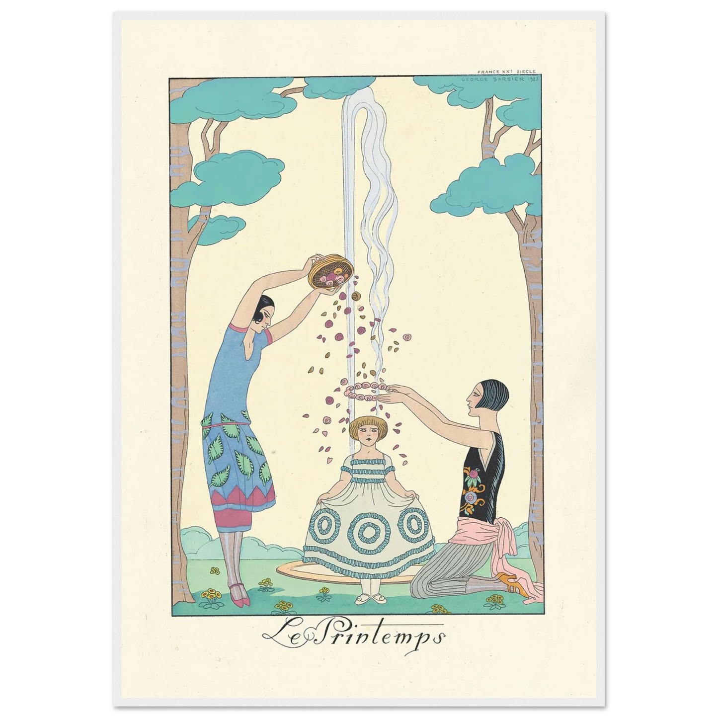 Le Printemps (Spring) (1922–1926) Art Print | George Barbier-Quipham Collections