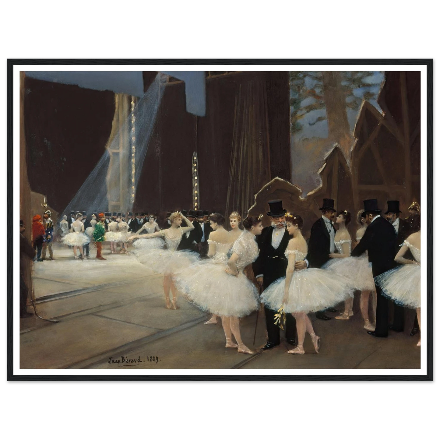 Les coulisses de l’Opéra de Paris (1889) Art Print | Jean Beraud-Quipham Collections