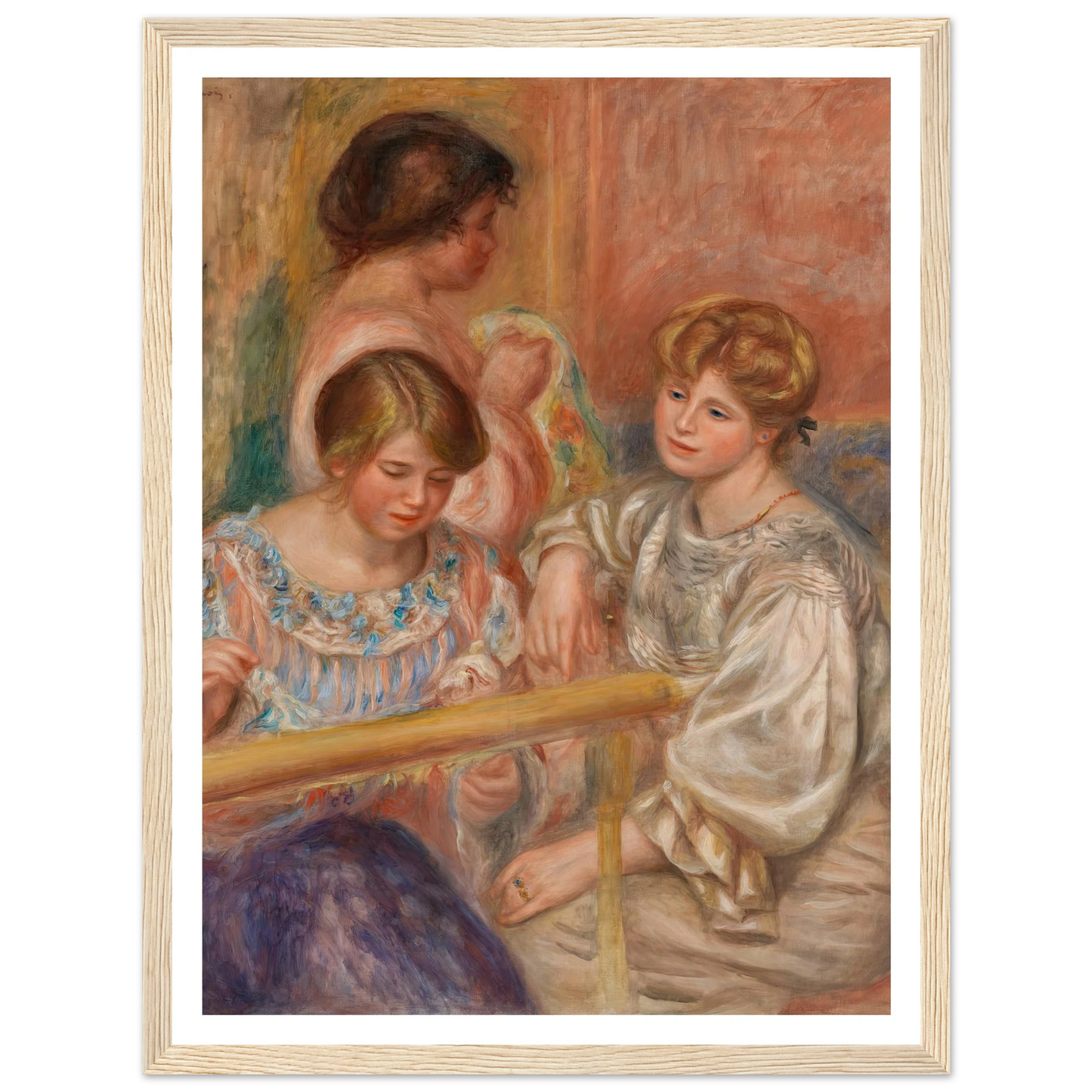 Embroiderers (Les Brodeuses) (c. 1902) Art Print | Pierre Auguste Renoir-Quipham Collections