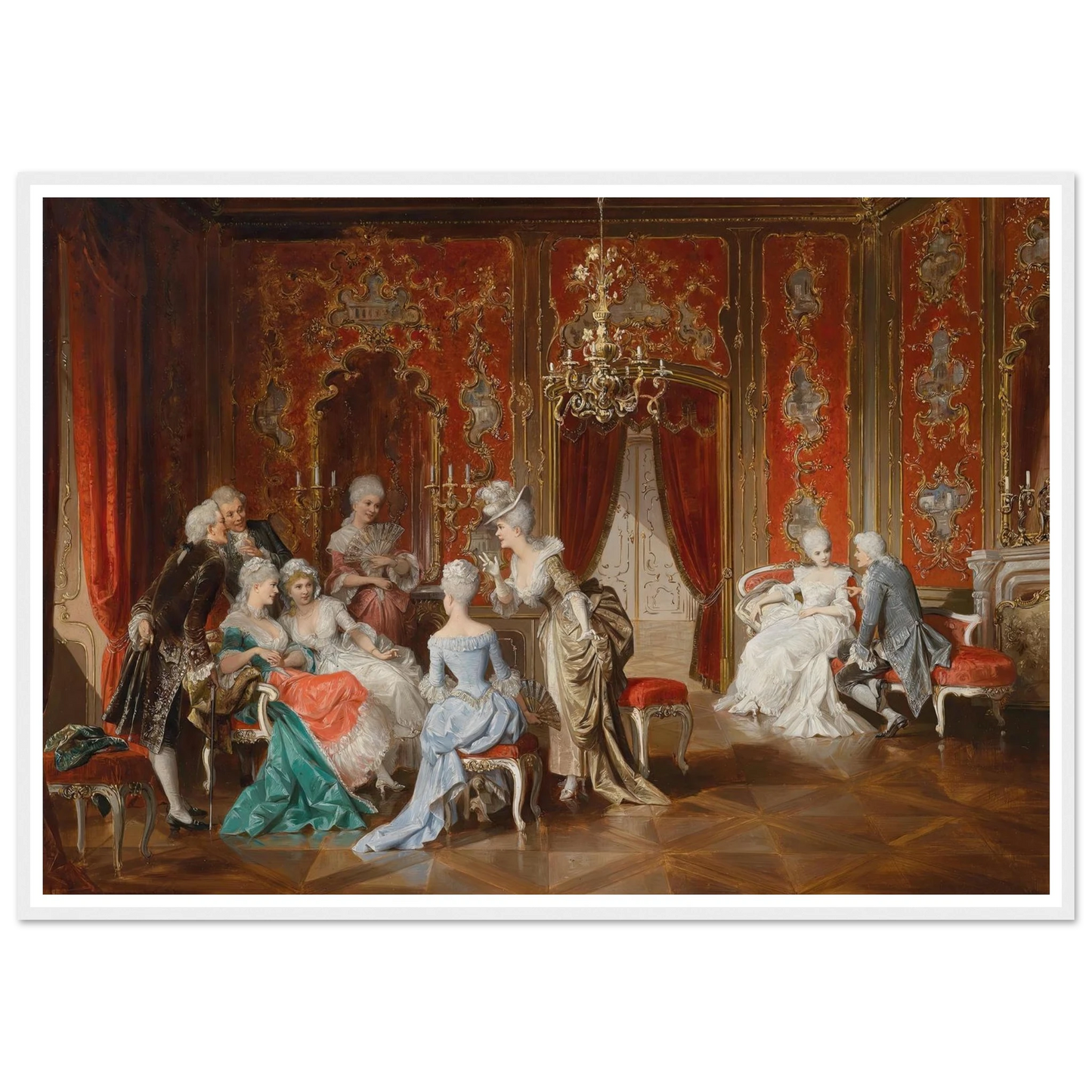 Salon Art Print | Carl Schweninger Jr-Quipham Collections