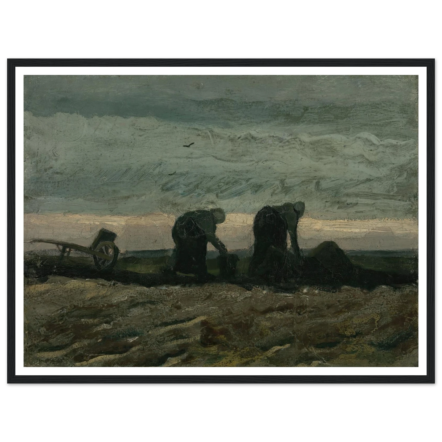 Two women on the heath (1883) Art Print | Vincent van Gogh-Quipham Collections