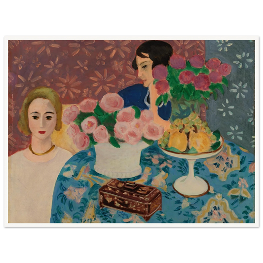 Chinese Casket (Le Coffret chinois) (1922) Art Print | Henri Matisse - Framed Poster - 30x40 cm / 12x16″ - Black frame