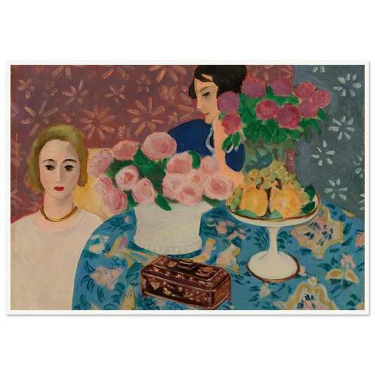 Chinese Casket (Le Coffret chinois) (1922) Art Print | Henri Matisse - Framed Poster - 30x40 cm / 12x16″ - Black frame