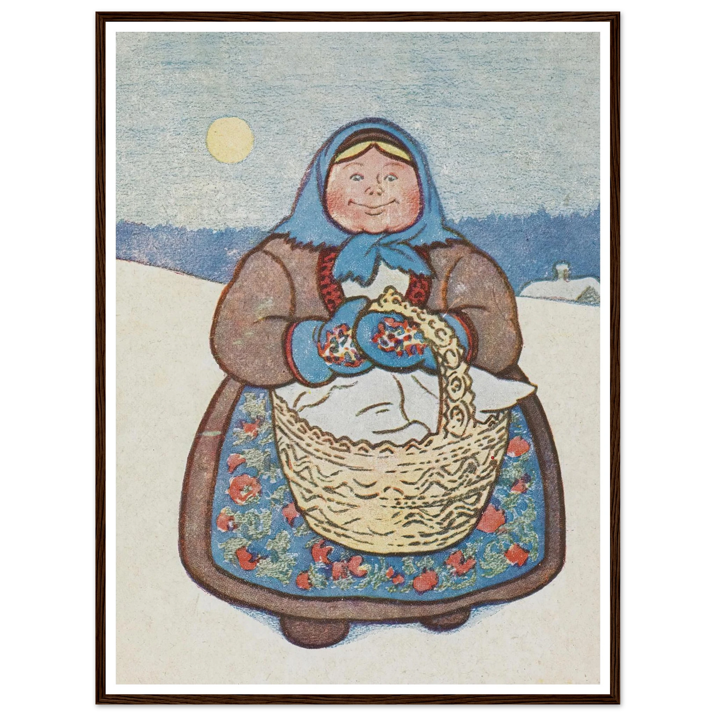 Christmas wife - Framed Poster - 30x40 cm / 12x16″ - Black frame