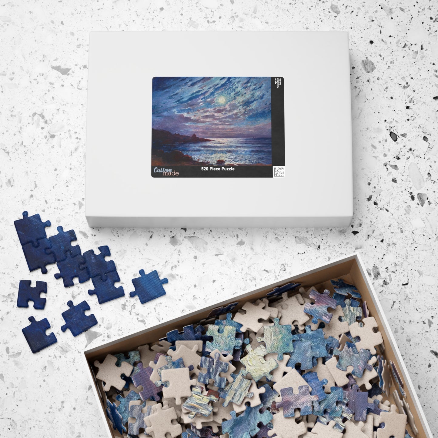 Clair de lune Puzzle | Ferdinand du Puigaudeau - - 252 pcs (Horizontal) -