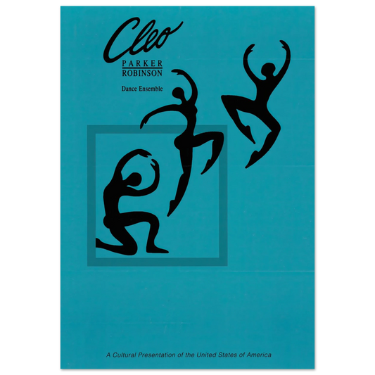 Cleo Parker Robinson Dance Ensemble Art Print | US Information Agency - Framed Poster - 30x40 cm / 12x16″ - Black frame